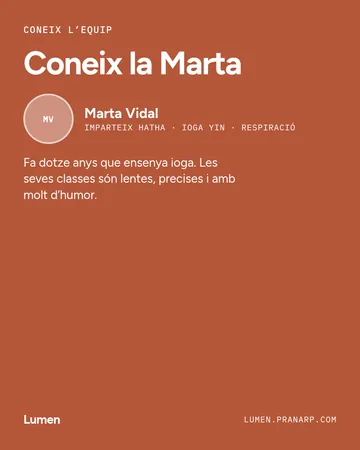 Post de presentació d’una professora amb les classes que imparteix i una breu biografia.
